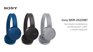 MDR-ZX220BT  Auriculares inalámbricos con Bluetooth® 