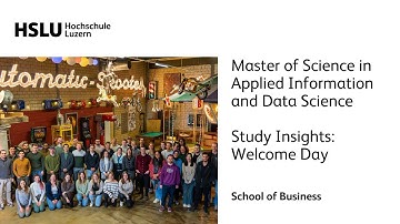 Master of Science in Applied Information and Data Science – Study Insights: Welcome Day