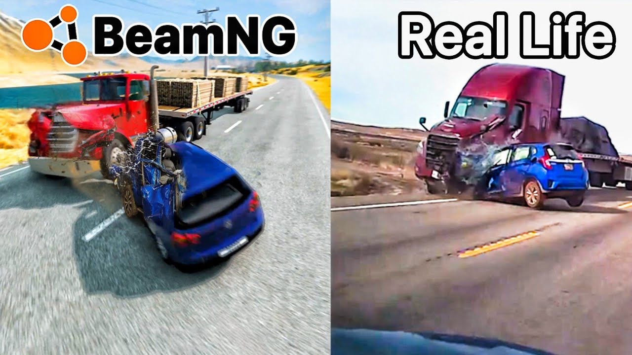 Accidents Based on Real Life Incidents | BeamNG drive - #002