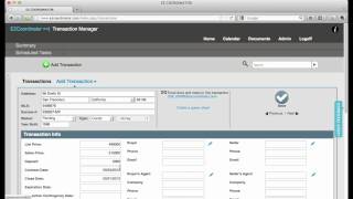 Transaction Management: How To Add a New Transaction | EZ Coordinator