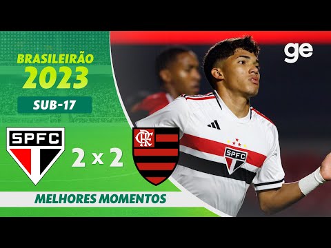 Flamengo 1 x 3 São Paulo  Campeonato Brasileiro sub-17: melhores momentos