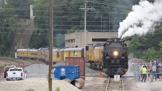 Union Pacific Big Boy #4014 Steam Train Departing Jefferson City, MO (8/31/21)