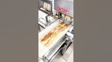 máy làm thịt xiên tự động, máquina automática para hacer brochetas de carne,