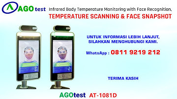 AGOtest AT-1081D - Intelligent Infrared Body Temperature Monitoring with Face Recognition