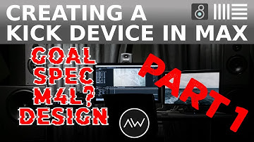 M4L Ableton Live Creation - Making a Kick device in Max For Live