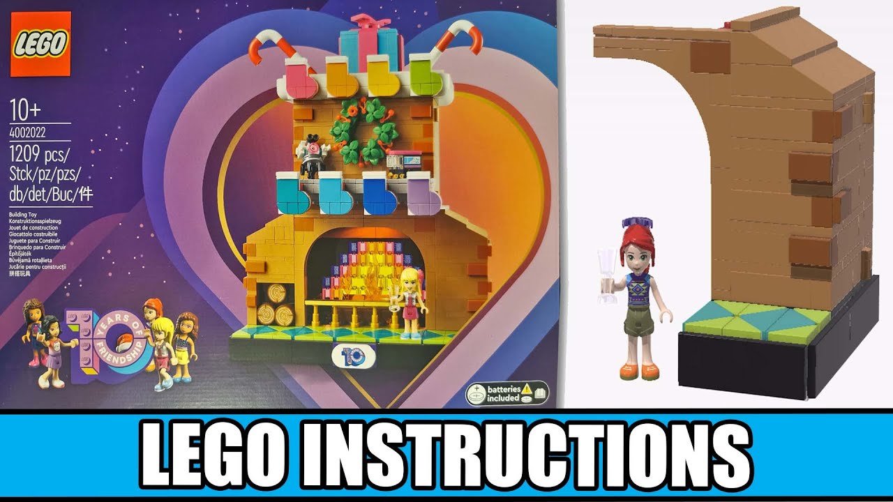 LEGO 4002022 Instructions - Employee gift - 10 Years of Friendship