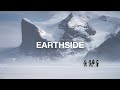 The north face presents earthside