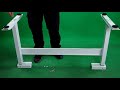 Allcam GDF02MW gas spring adjustable height workstation / standing desk installation Allcam GDF02MW gas spring adjustable height workstation / standing desk installation