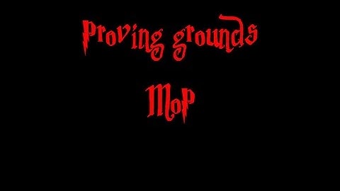 Mop Proving grounds as Mistweaver Monk (proven healer)