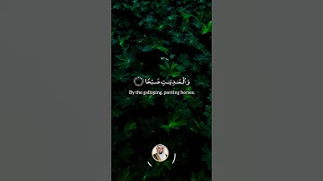 سورة العاديات SURAH AL-ADIYAT #عبدالولي_الاركاني #abdulwali_alarkani