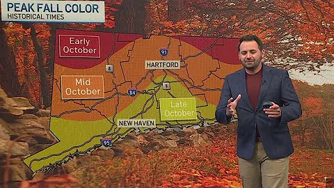 How could the recent dry spell impact fall foliage?