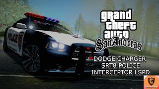 Dodge Charger LSPD Car mod for GTA San Andreas | Dodge charger srt8 police interceptor Lspd GTA sa 🚔