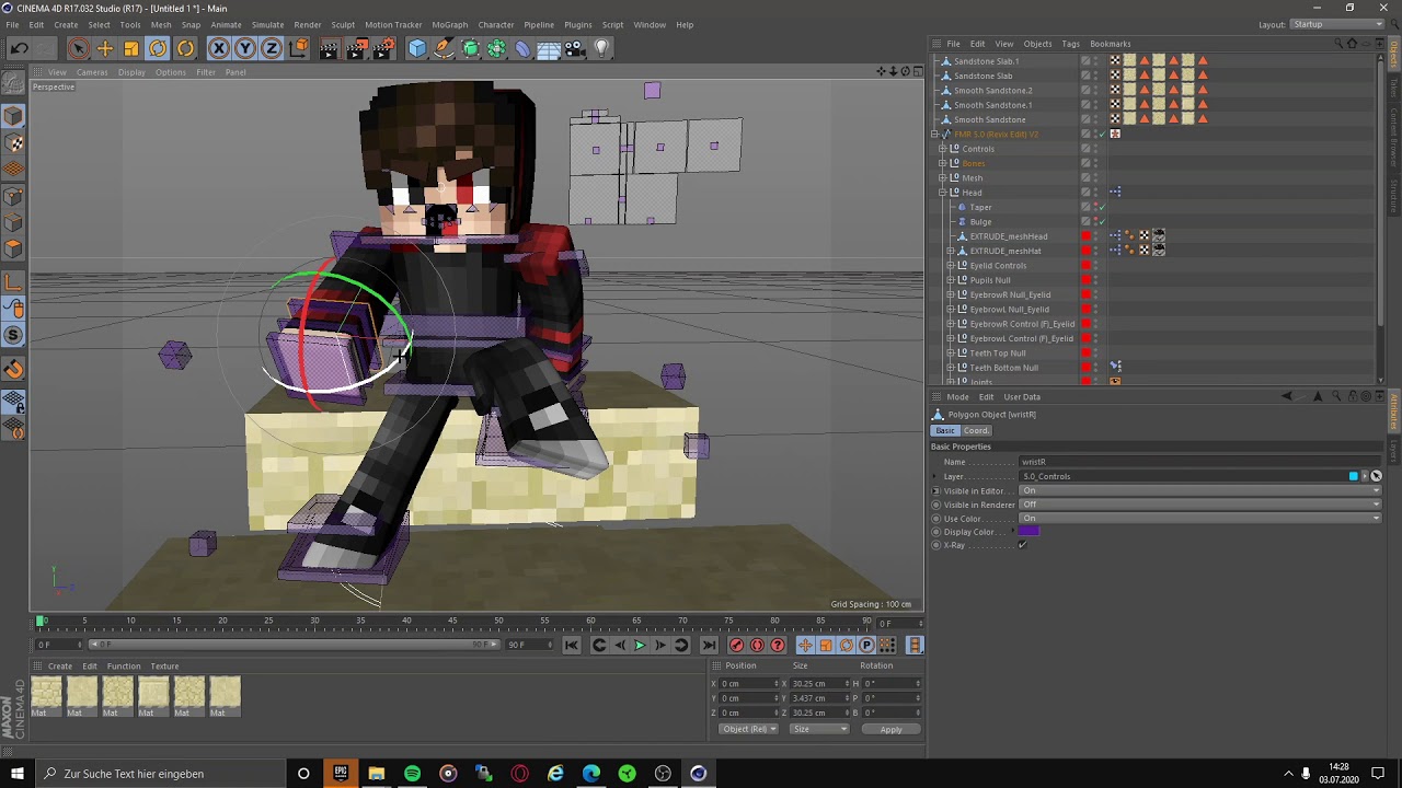 MInecraft Skin Render Speedart ➽ Vacrix [1] I VacrixDesign