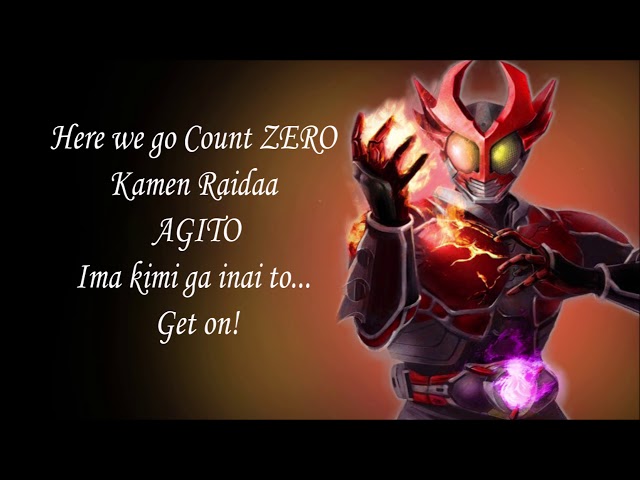 Kamen Rider Agito opening theme FULL Lyrics 1080p (High Quality) class=