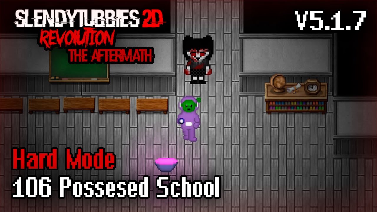 Slendytubbies 2D Revolution  Possesed School [Collect Mode] 