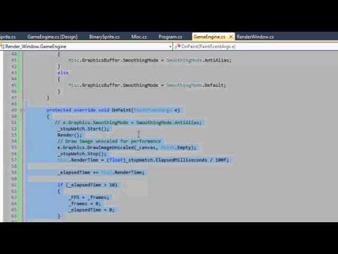 A Render loop in windows forms using familiar .NET code in C#