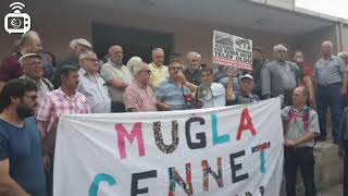 Muğla Yatağan Turgut Köyü Halkı, Termik Santalcilere Çed Toplantısı Yaptırmadı