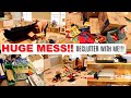 HUGE MESS! COMPLETE DISASTER! DECLUTTER WITH ME! SPRING CLEANING 2020! CLEANING MOTIVATION! SAHM