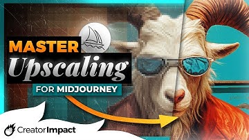 How to UPSCALE Midjourney Images (up to 20,000 X 20,000px!!)