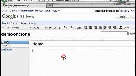 Hướng dẫn tạo website miễn phí bằng Google Sites P1