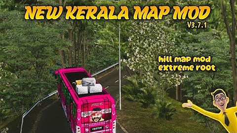 NEW KERALA MAP MOD 😮| HILL MAP | EXTREME ROOT| LONGEST MAP| ഇതെന്താ വയനാടോ🌝💥