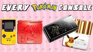 mikroskopisk hvorfor Tilbud Every Limited Edition Pokemon Console Ever Made - YouTube