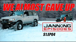 S1.EP04 | WE ALMOST GAVE UP | CANADIAN WINTER | 4X4 OFF-ROAD | WINTER WHEELING