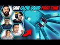 Gamers reaction when they saw glow squid first time in Minecraft 1.17🔴 techno gamer,Bixu, gamerfleet