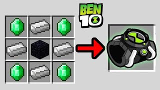 How To Make BEN 10 OMNITRIX in MINECRAFT !!