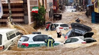 ITALY IS SINKING! Streets Like Rivers! Storm causes flooding in pontedera pisa! italy flooding 2023