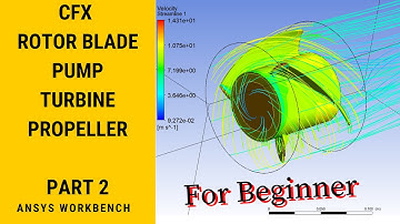 Ansys CFX Tutorial for Beginners, CFX Propeller & Turbine & Blade Part 2/2