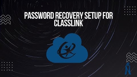 Password Recovery Setup with ClassLink
