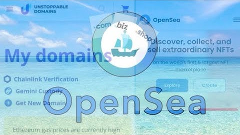 How to sell your .Crypto Domain names on the @Opensea Marketplace