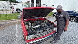 LS SWAPPED S10 FASTEST IN GREENSBORO NC!!!!!😳😳😳🔥🔥