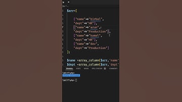 How to use array_multisort | array_column in PHP  #shortvideo  #php  #phpfunctions  #phptutorials