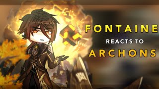 Fontaine react to Zhongli || 2/4 || RoseGacha