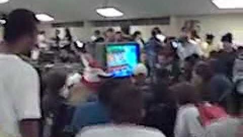 Armada playing a doubles match