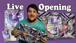 Lets Get Lele! Espeon Gx Box Opening (Live)
