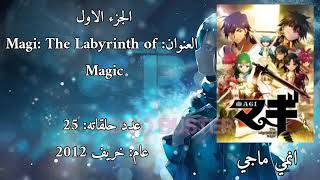 كل ما تريد معرفته عن انمي ماجي - Magi من ترتيب أجزاء وأفلام وأوفات