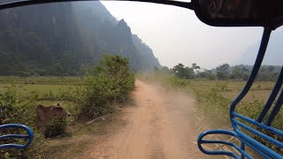 Tuk-tuk Ride to Huay Sarn Waterfall in Vang Vieng, Laos by RideScapes 285 views 3 weeks ago 1 hour, 33 minutes