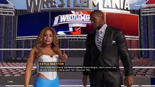 WWE 2K24 Myrise undisputed vs Roman Reigns Undisputed WWE universal championship match