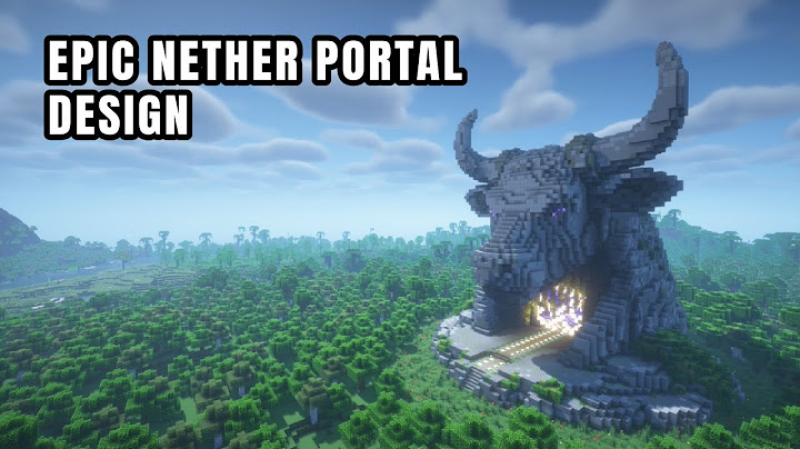 Bull Nether Portal Design in Minecraft!