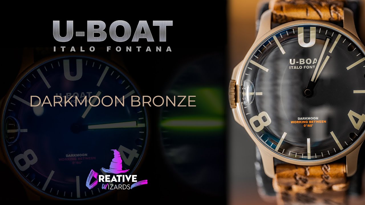 U-BOAT Watches - Darkmoon Bronze - Creative Wizards Studio - YouTube