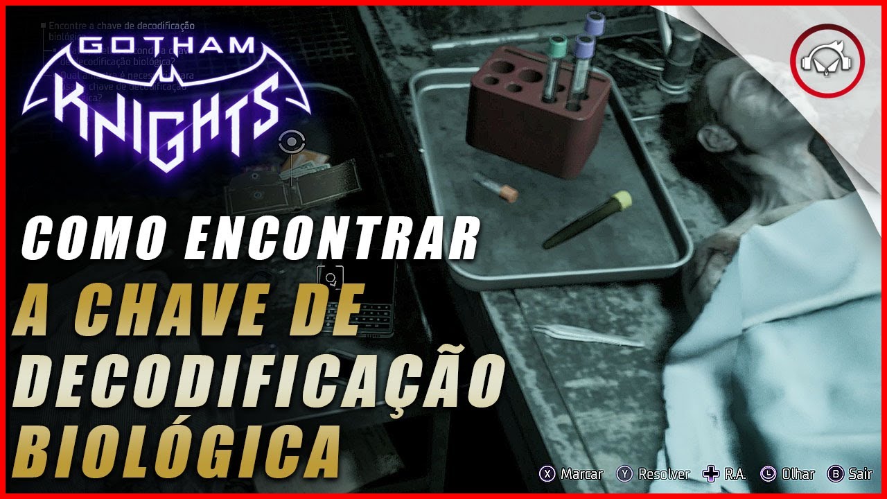Miniatura do vídeo Gotham knight, Como encontrar a chave de decodificação biológica | Super dica