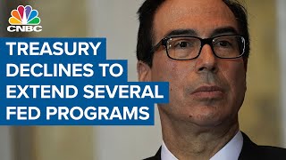 Treasury declines to extend five of the Fed's CARES Act emergency programs