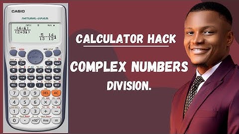 Complex Numbers Division using a Calculator Casio FX-991ES Plus Tutorial Video. #excellenceacademy