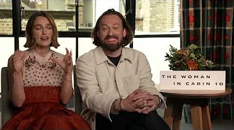 Keira Knightley & Simon Stone Talk The Woman in Cabin 10, Hannah Waddingham | Interview
