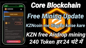 KZN coin mining free airdrop.KZN coin mining kaise kare.kzncoin mining