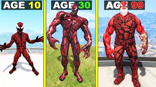 Surviving 99 YEARS As CARNAGE in GTA 5!