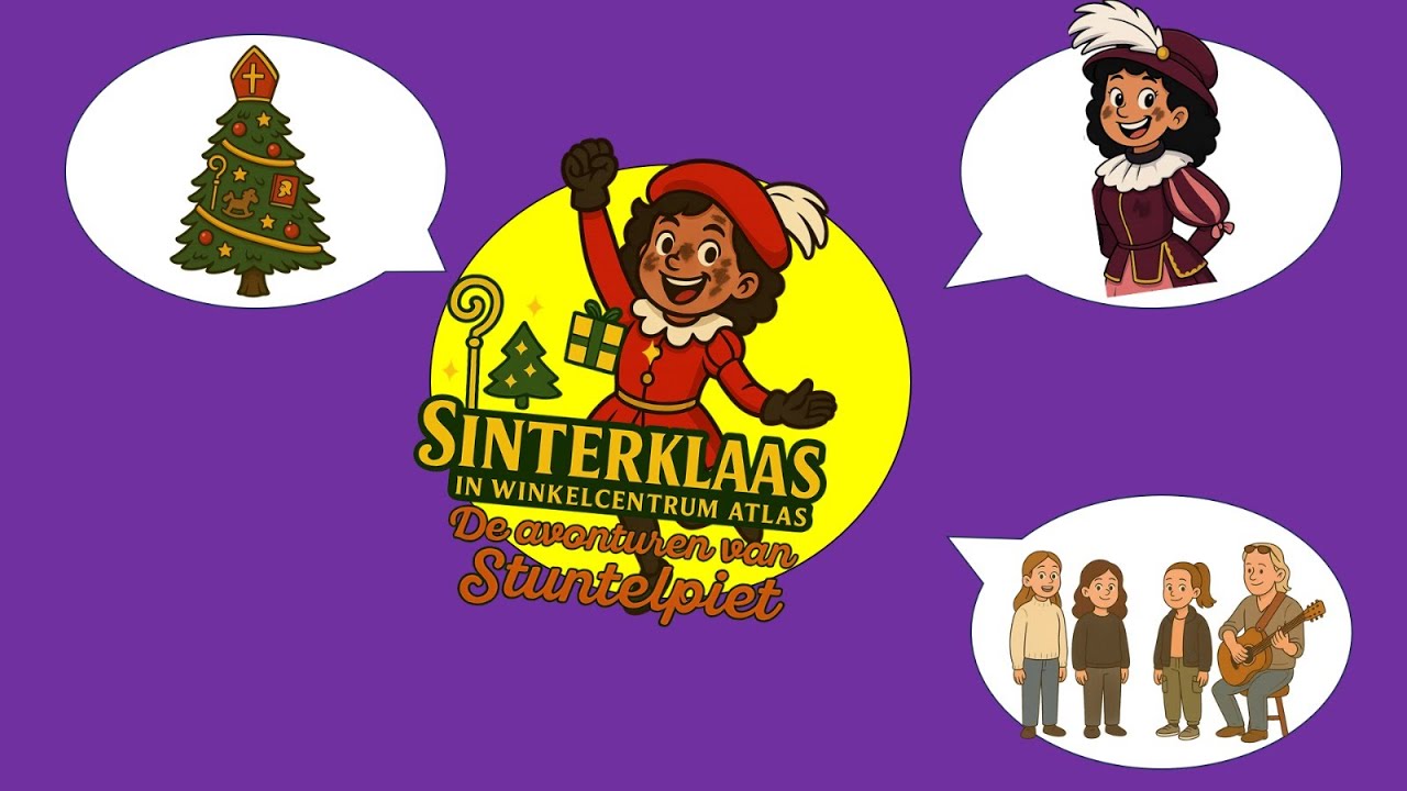 Sint in Winkelcentrum Atlas - De avonturen van Stuntelpiet - Aflevering 4